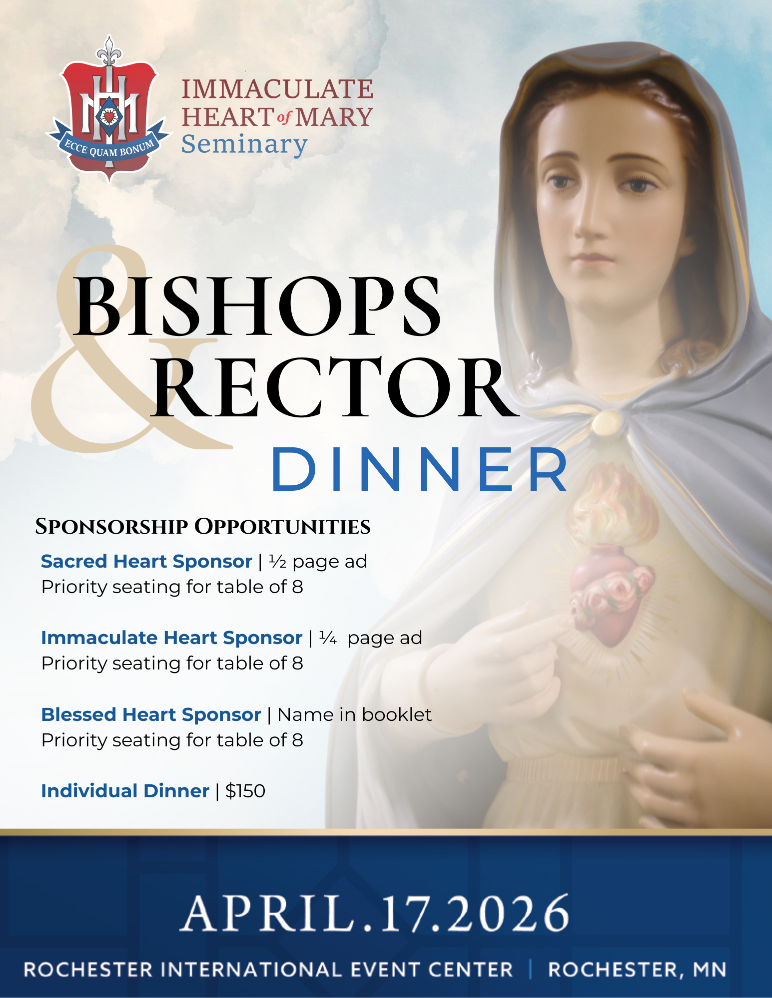 Bishops and Rector Dinner Bulletin Insert